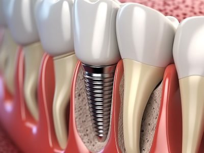 Periimplantitis,With,Visible,Bone,Damage.,Medically,Accurate,3d,Illustration,Of